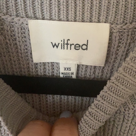Wilfred | Aritzia Grey Creview Halter Knit Top - Picture 4 of 7